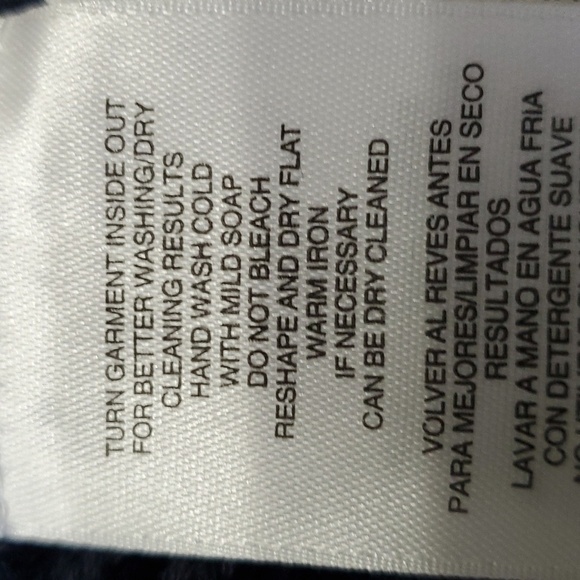 Jones of New York open cardigan‎ knit short sleeve navy blue sweater. Size XL - Picture 7 of 9